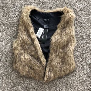 Brand new Faux Fur vest